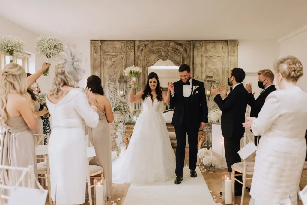 Small Indoor Wedding Ceremony | Oxnead Hall